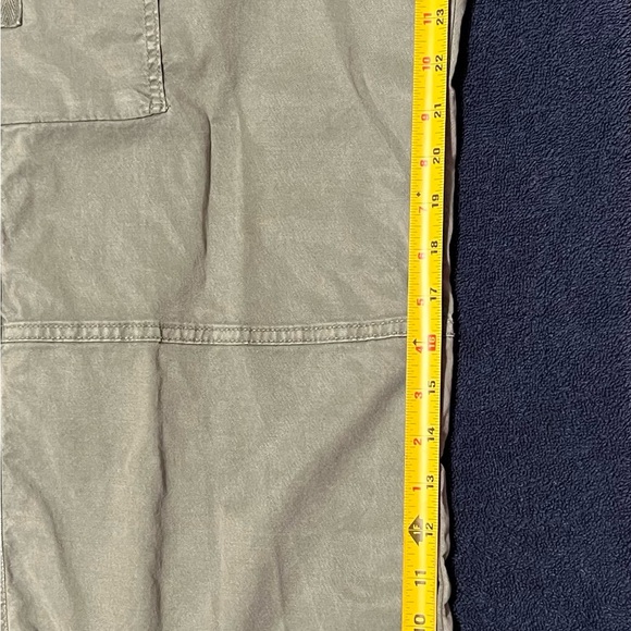 American Eagle Dreamy Drape Super High-Rise Baggy Wide Leg Green Pants Size 14 - Picture 9 of 11